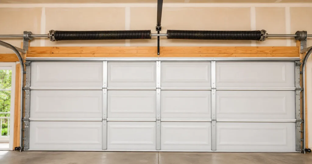 how to tell if a garage door spring is broken