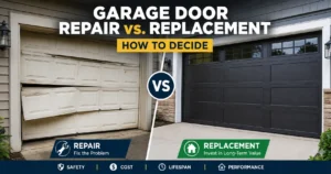 Garage Door Repair vs. Replacement: How to Decide